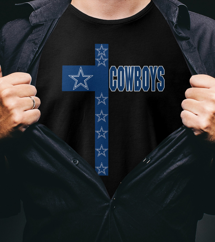 Cowboys Star Cross T-Shirt