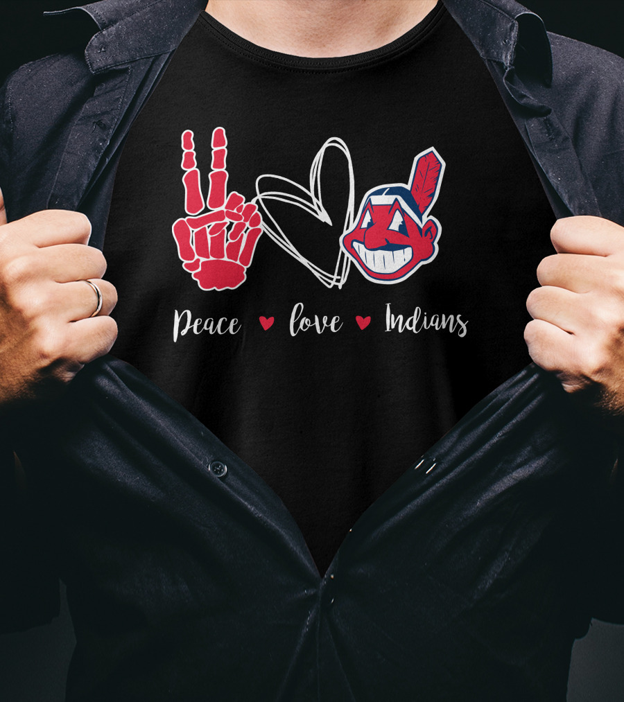 Peace Love Indians T-Shirt