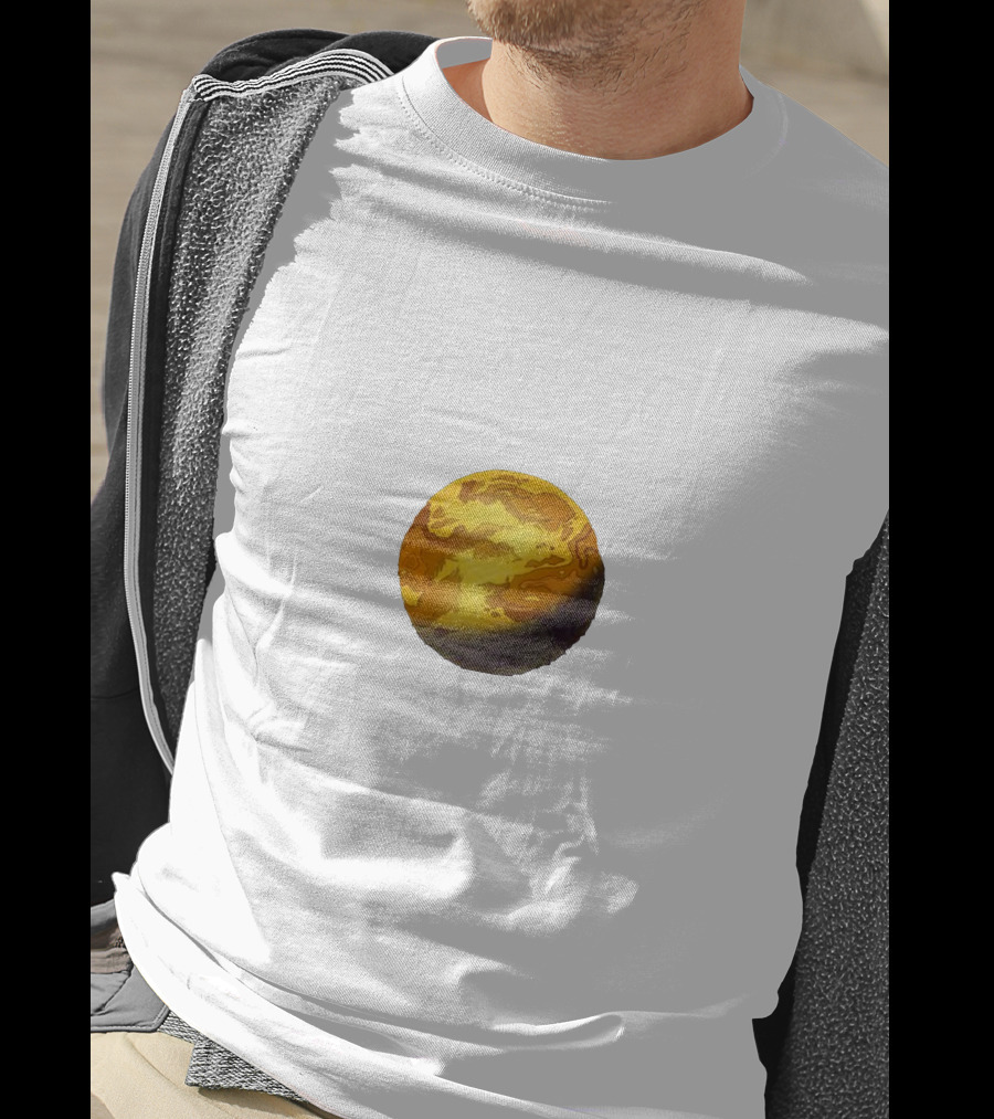 Mootopia Planet Cheese Sphere Block T-Shirt
