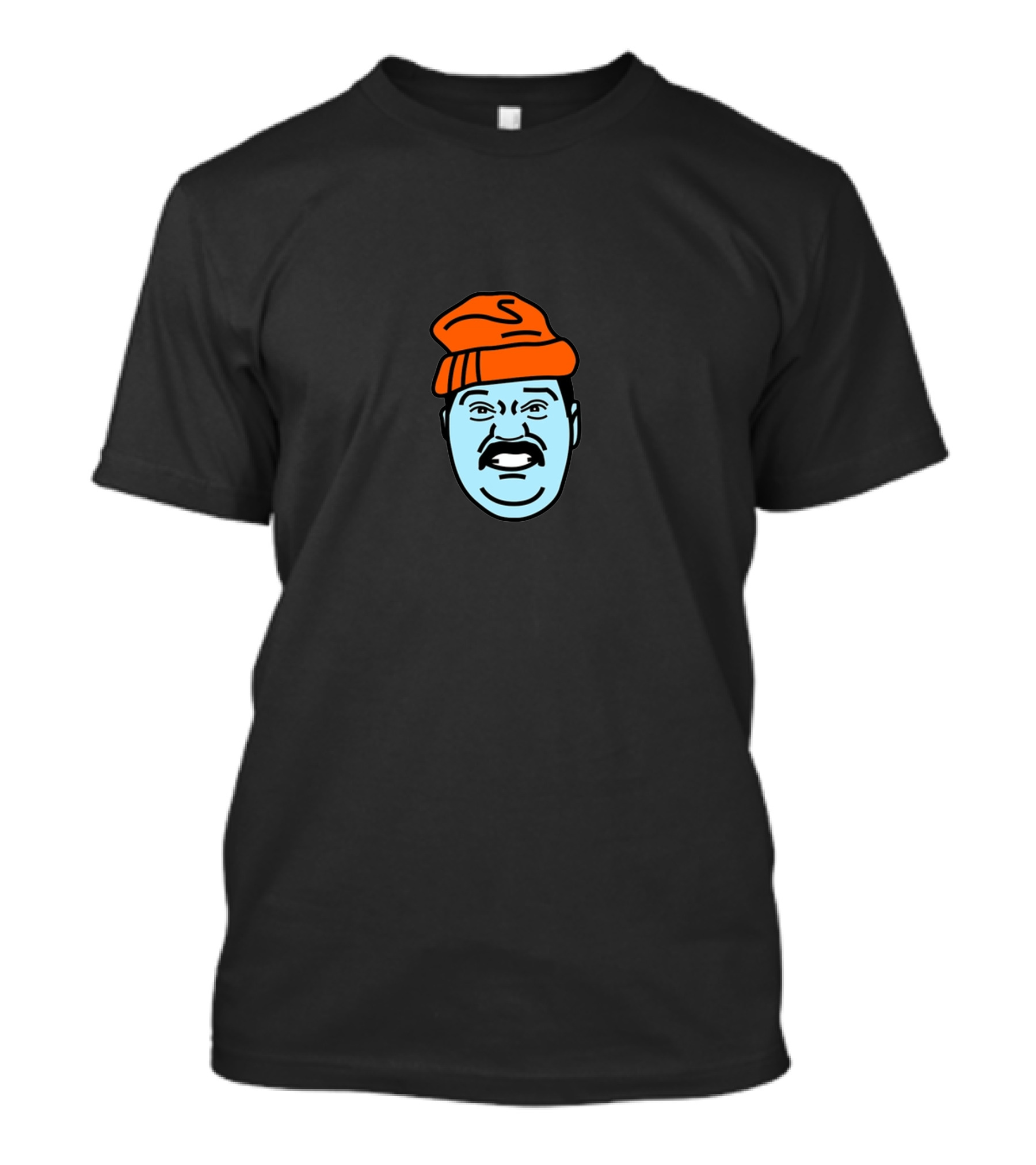 Matty Matheson Orange Beanie Blue Face T-Shirt