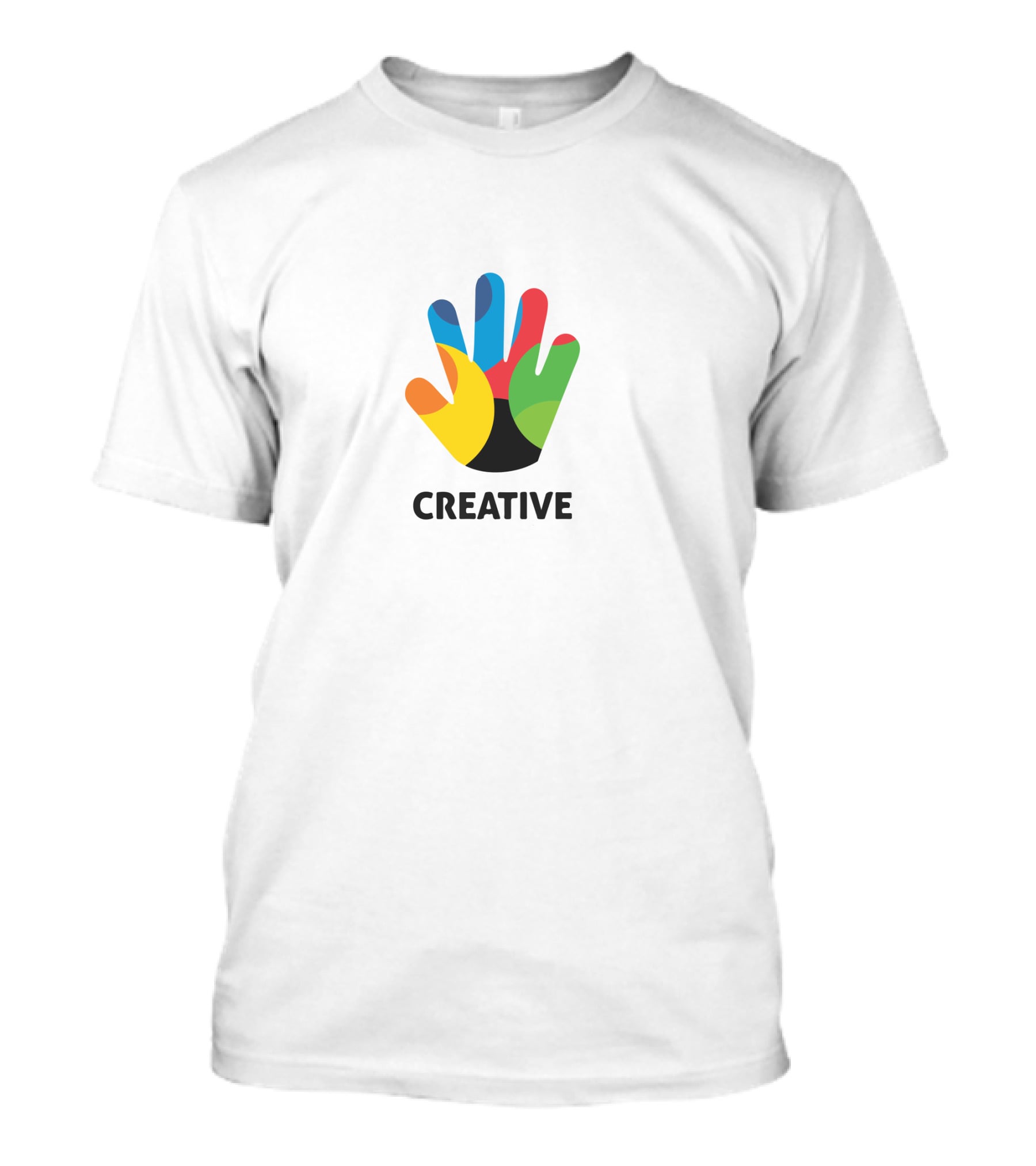 Creative Multicolor Hand T-Shirt