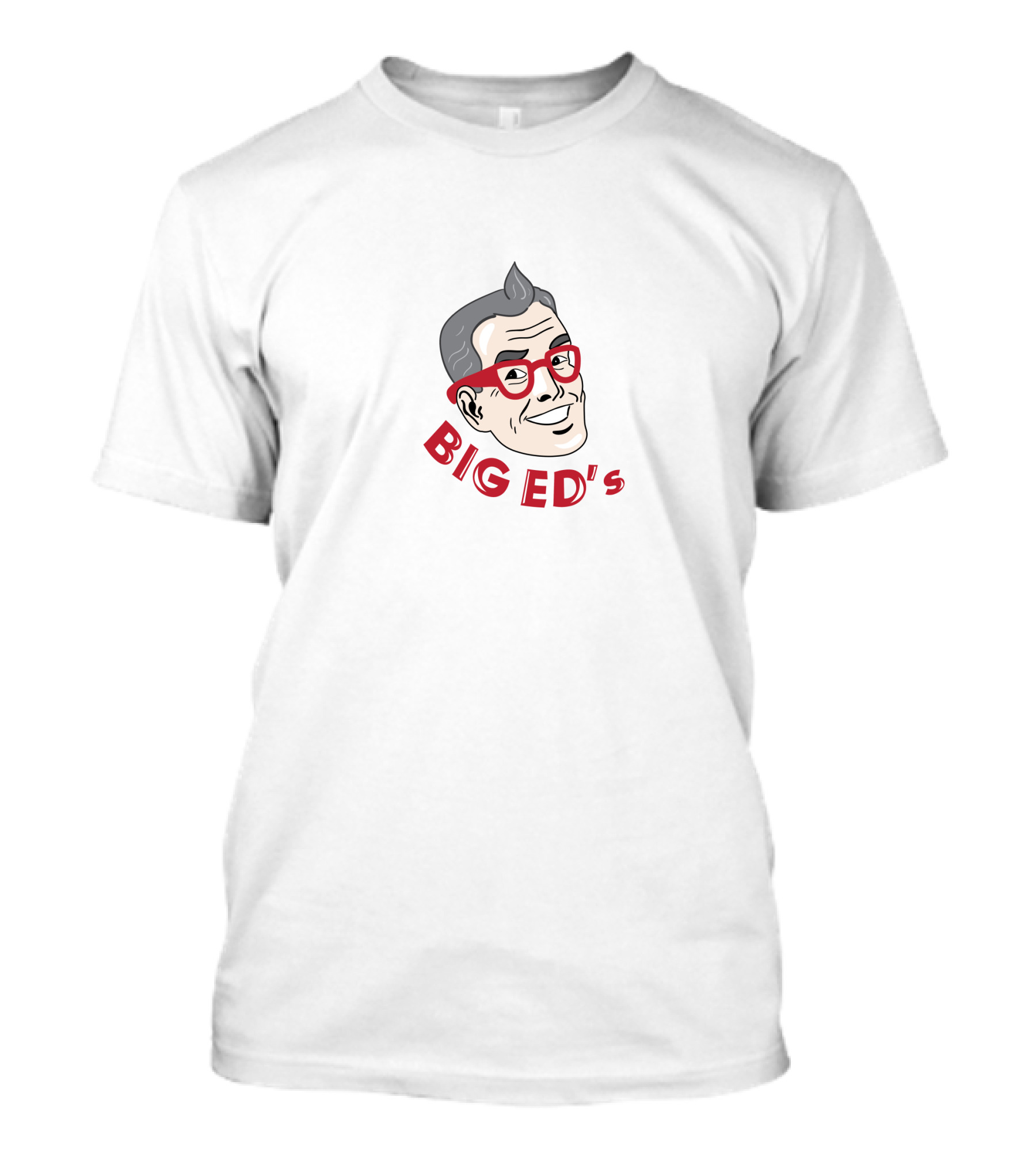 BIG ED's Retro Character With Red Glasses T-Shirt