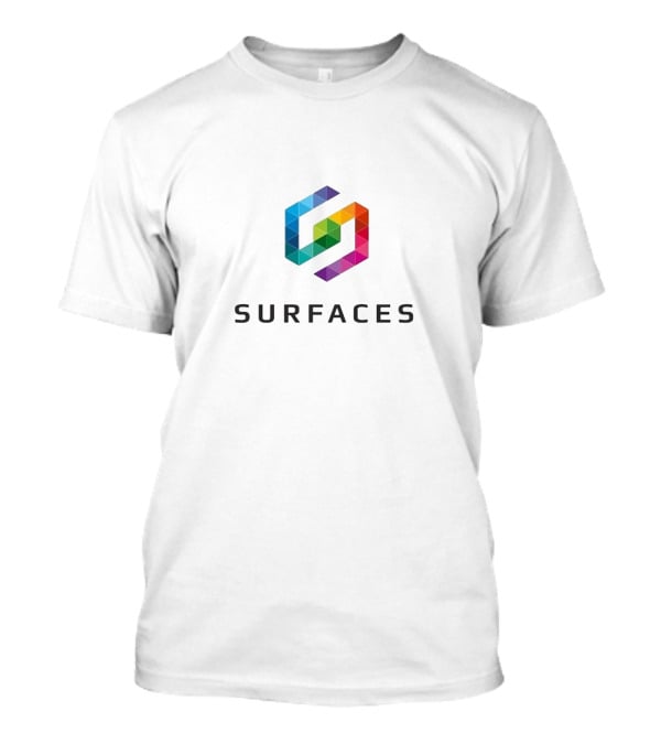 Surfaces Hexagonal Rainbow Geometric T-Shirt