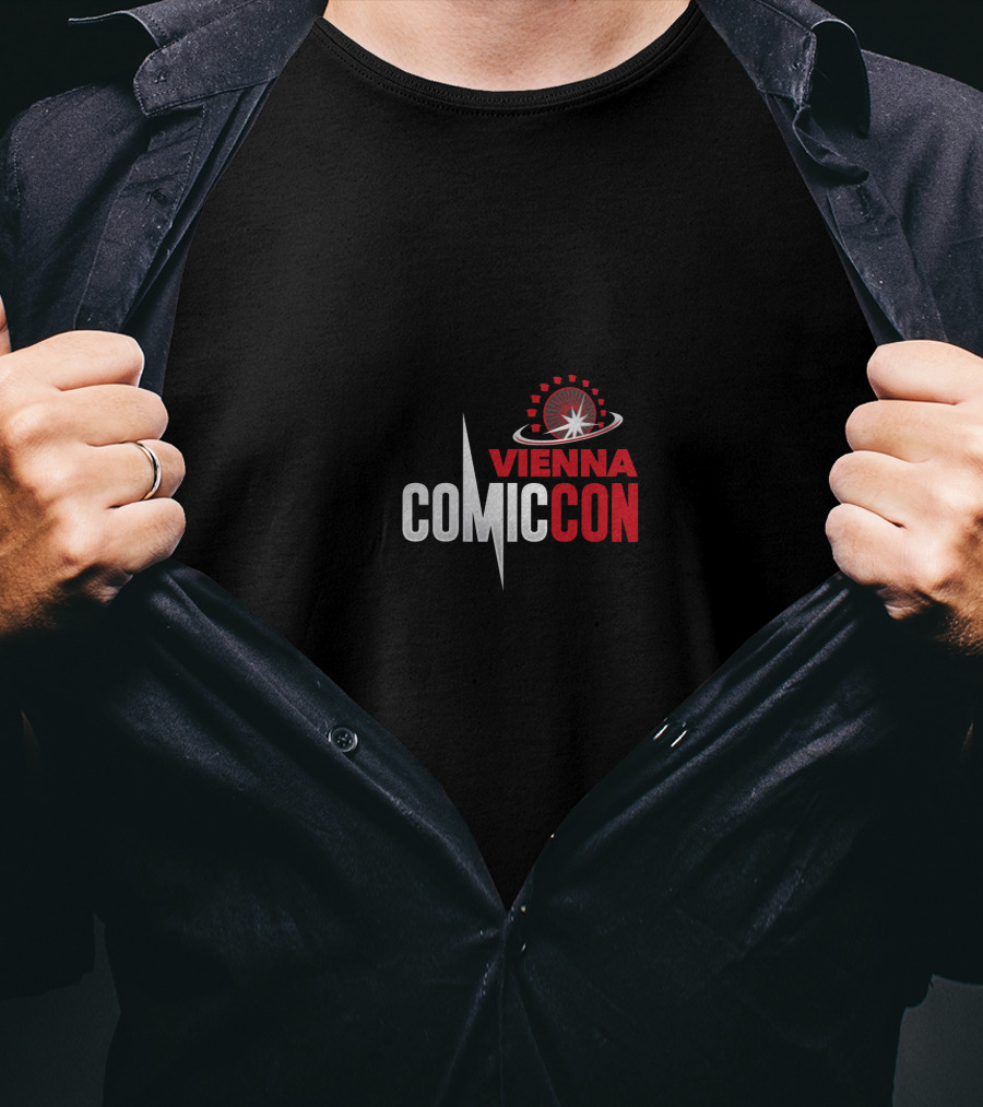 Vienna Comic Con Planet Ring Starburst T-Shirt