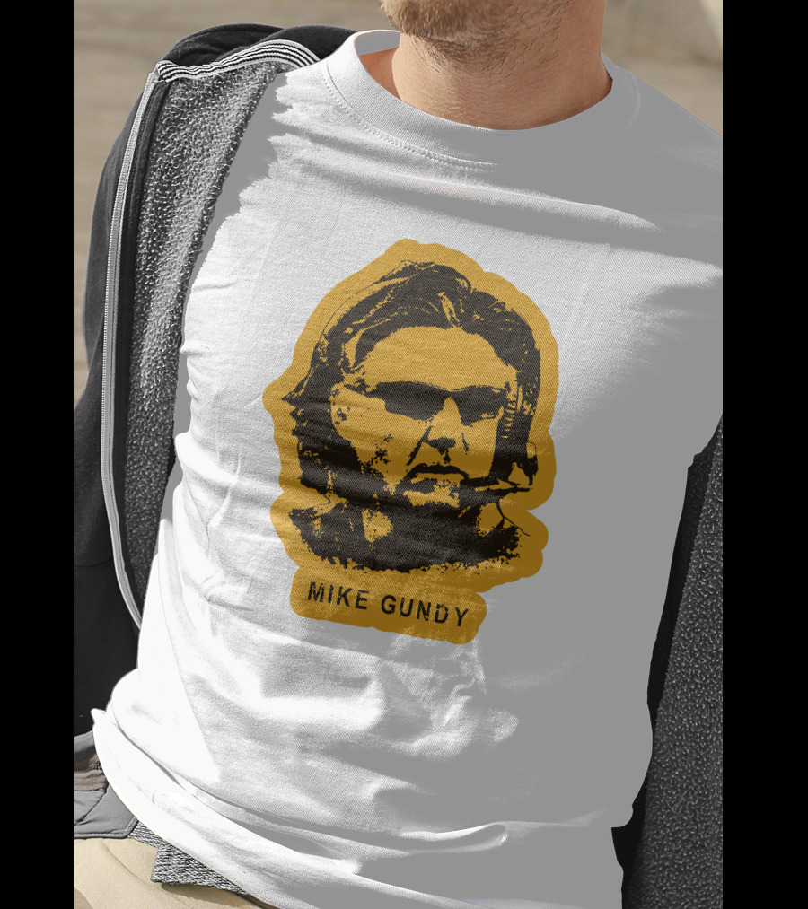 Mike Gundy Head Coach Silhouette With Sunglasses And Headset T-Shirt