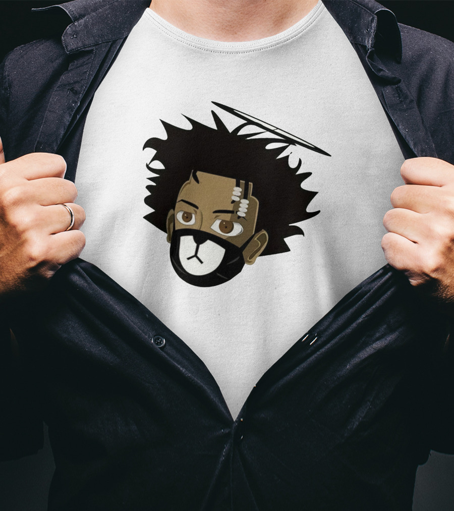 Bape Masked Character Halo Icon Brown Eyes T-Shirt