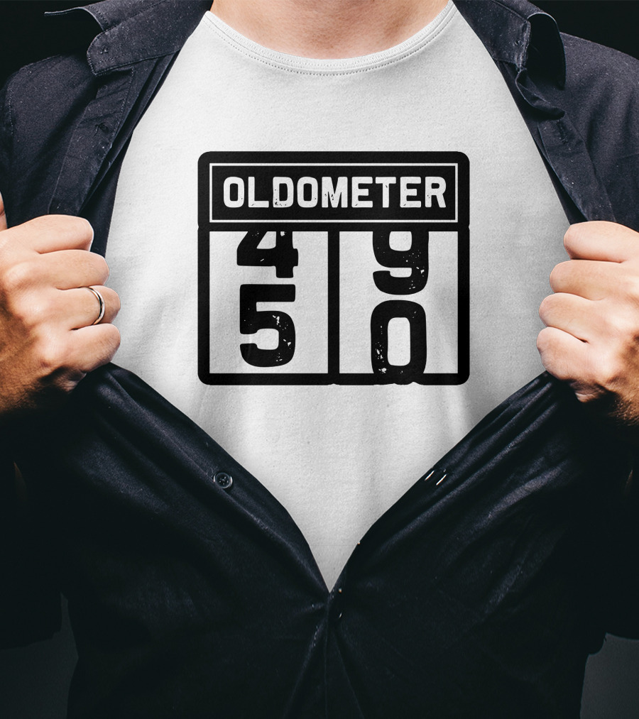 Oldometer 49 50 Year Odometer Turner T-Shirt
