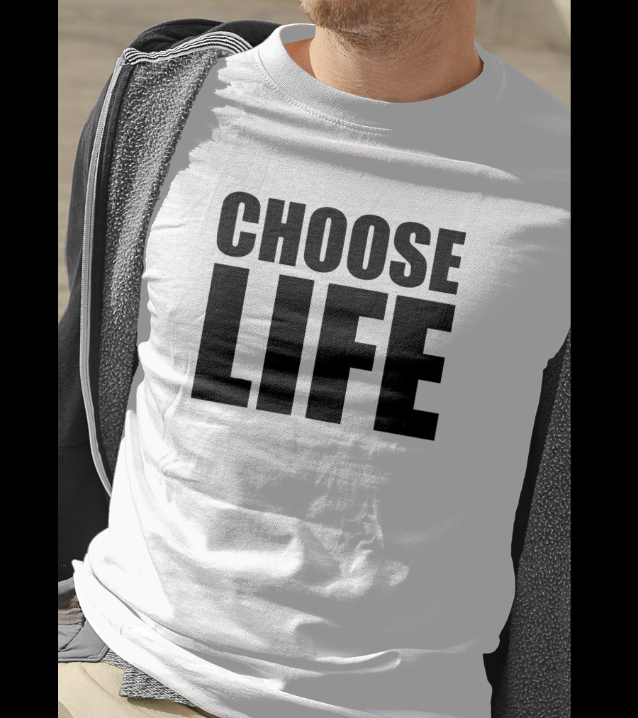 Choose Life Slogan Iconic T-Shirt