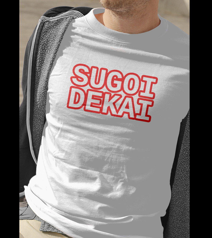 Sugoi Dekai Text Design Uzaki-chan Wa Asobitai Anime Reference T-Shirt