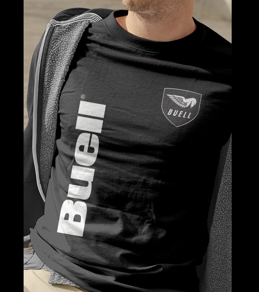 Buell Winged Logo Black T-Shirt