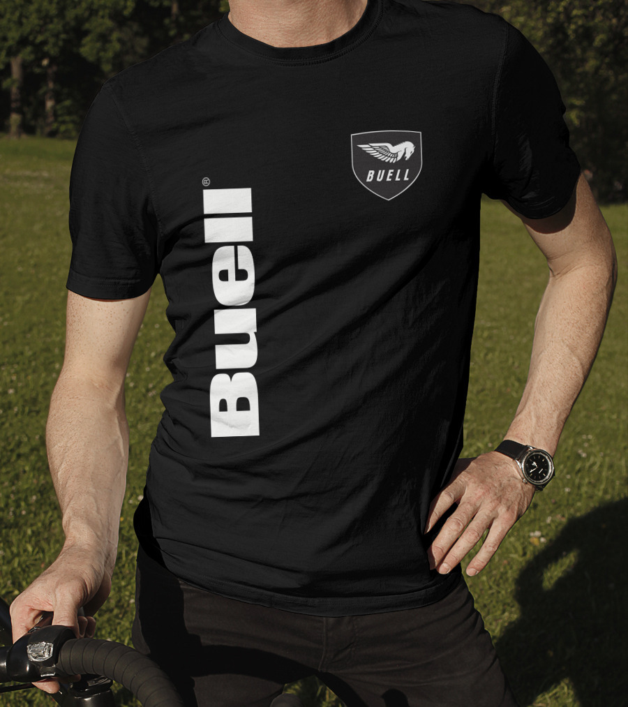 Buell Winged Logo Black T-Shirt