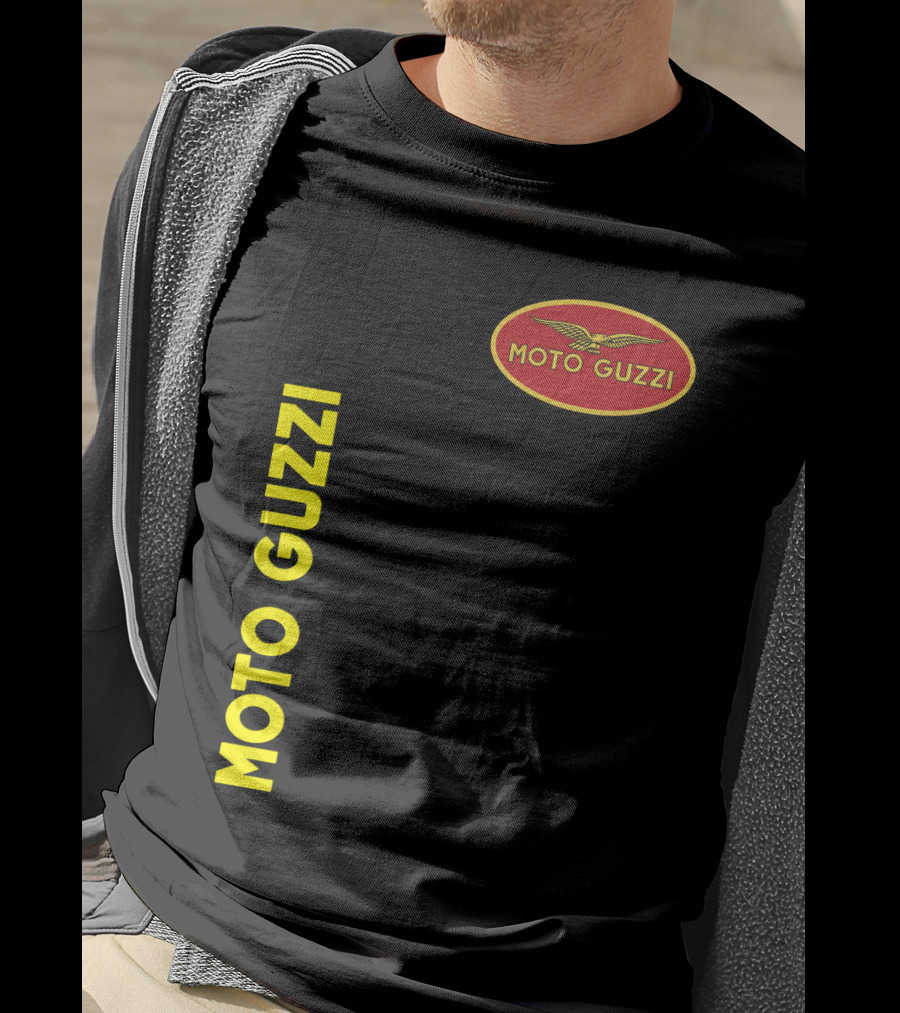 MOTO GUZZI Vintage Oval Logo T-Shirt