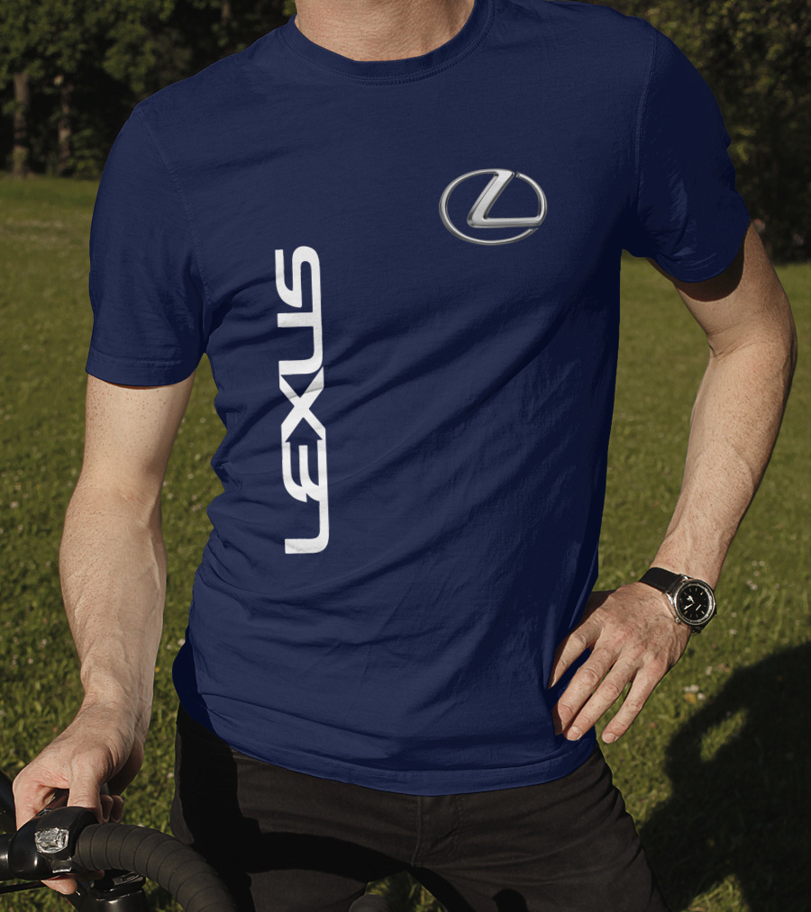 LEXUS Logo Icon Blue Background T-Shirt