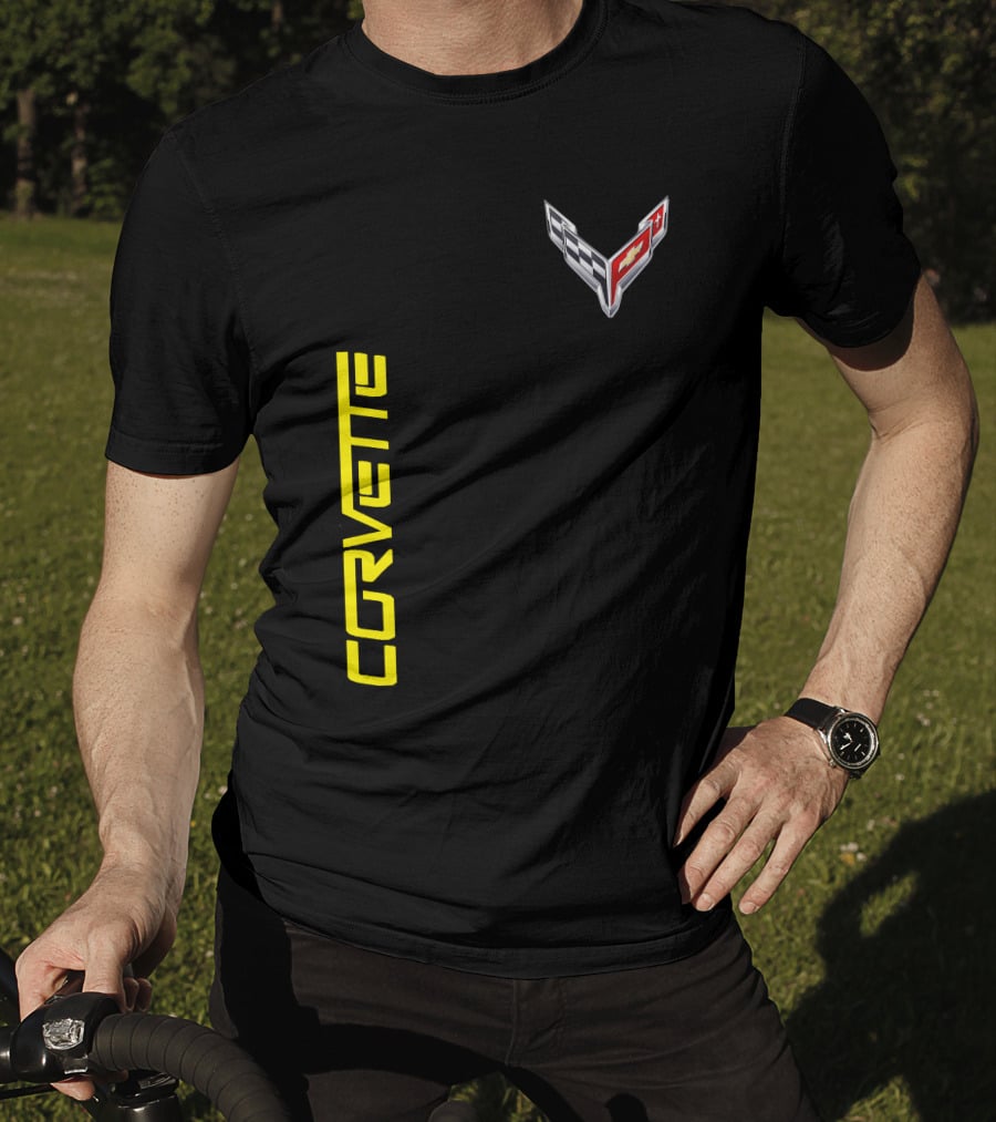 CORVETTE Racing Flag Emblem T-Shirt