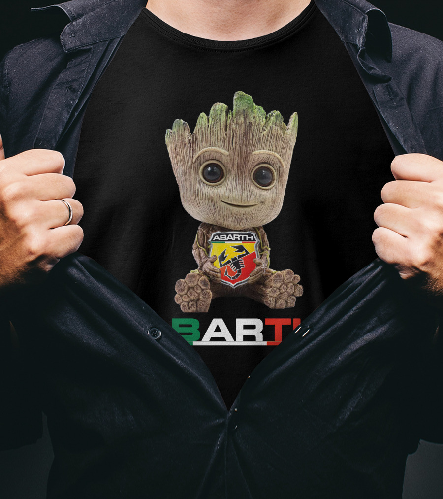 ABARTH Tree Character Holding T-Shirt