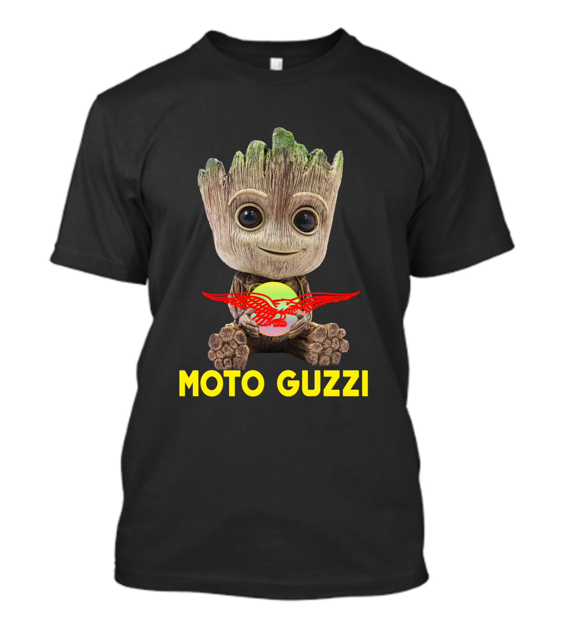 MOTO GUZZI GUZZI Baby Tree Character Holding Red Eagle T-Shirt