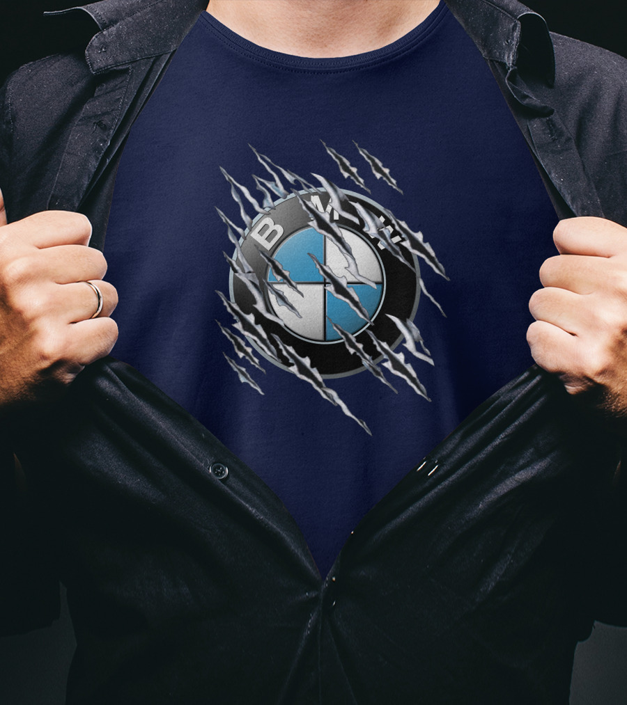 BMW Claw Mark Logo Effect T-Shirt