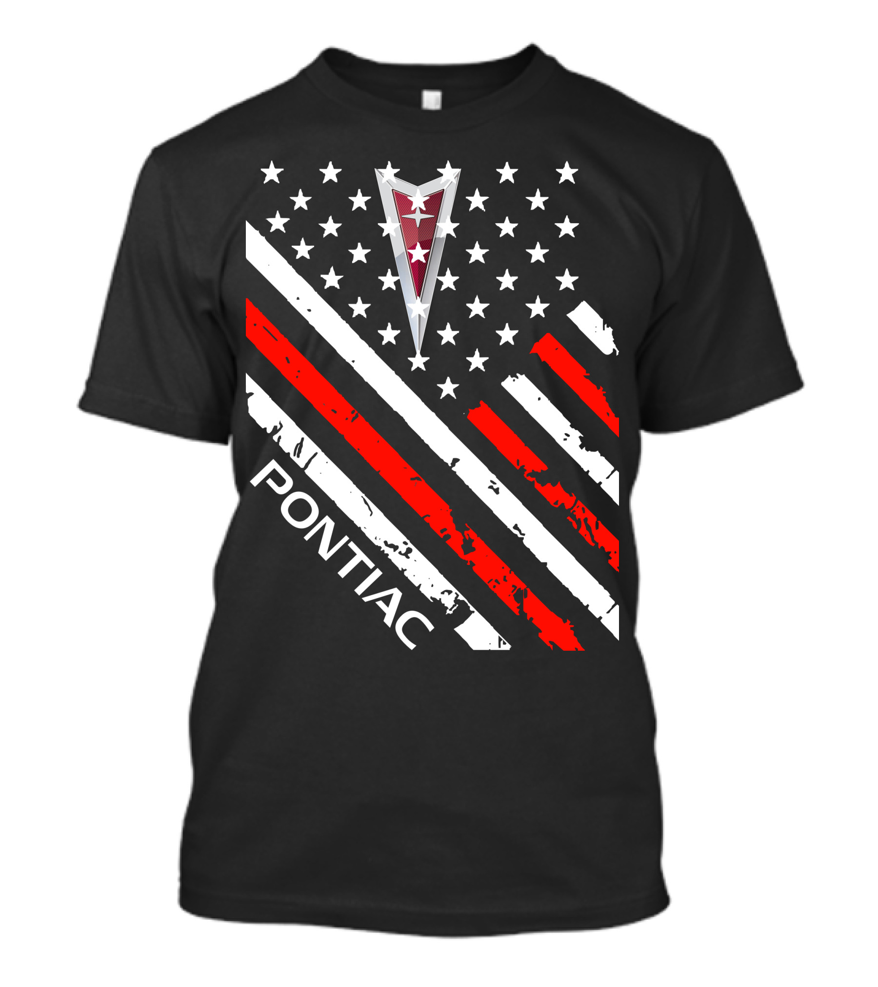 Pontiac Stars Stripes Emblem T-Shirt