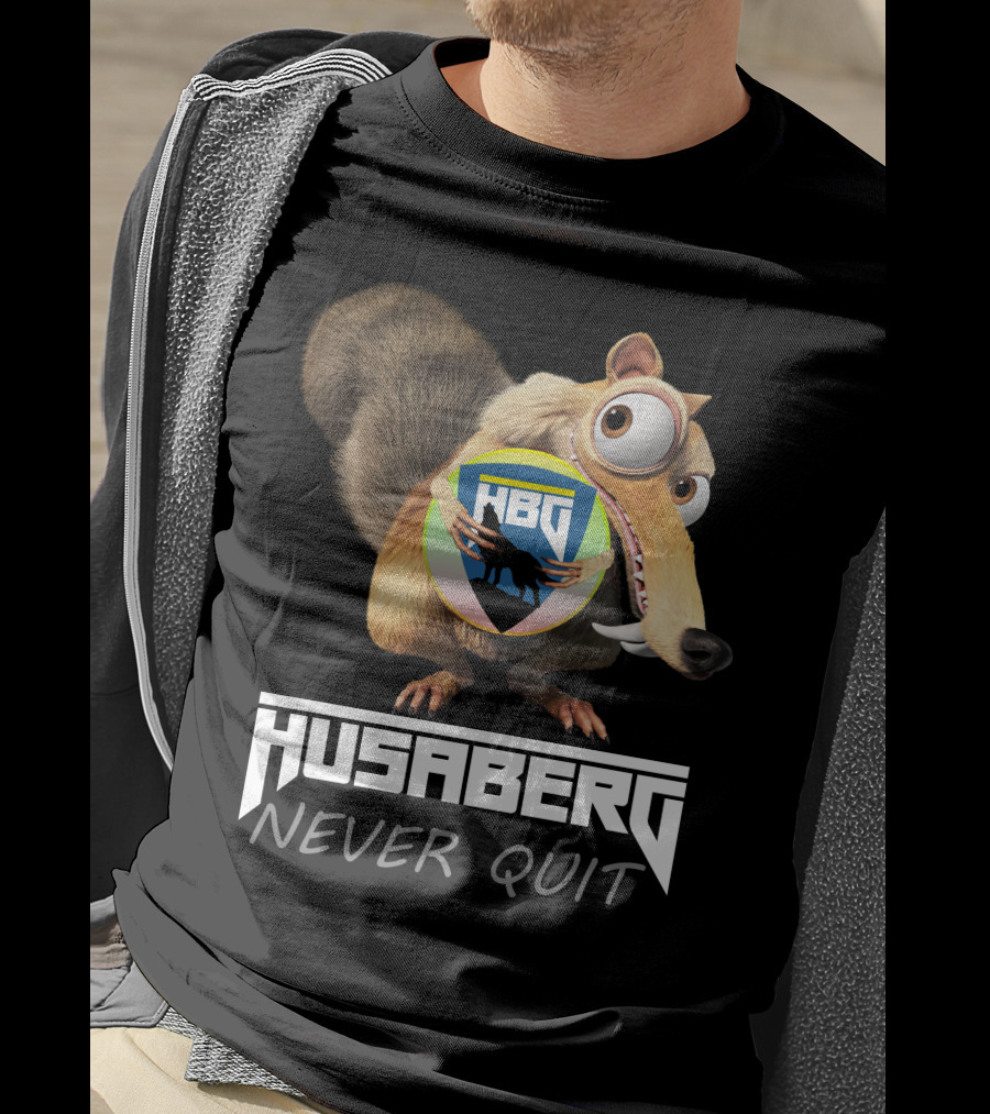 Husaberg Never Quit HBG Ice Age Scrat T-Shirt