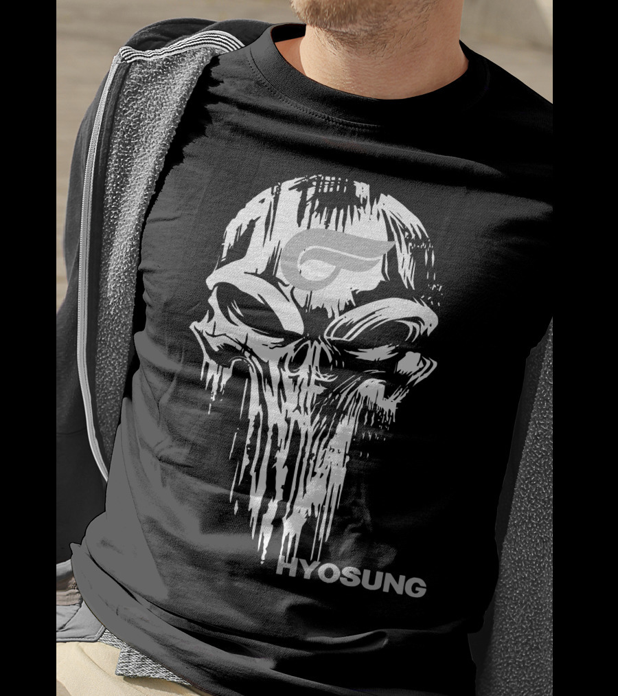 HYOSUNG Skull With Stylized T-Shirt