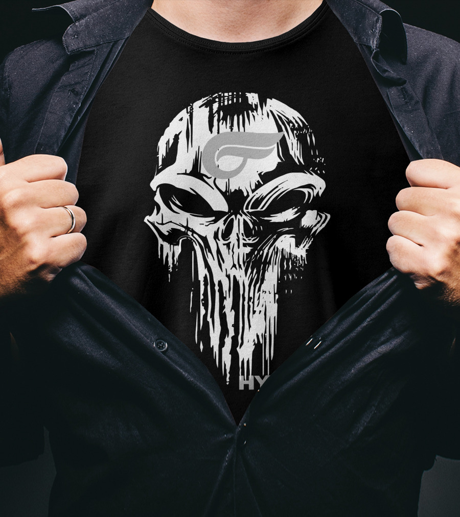 HYOSUNG Skull With Stylized T-Shirt