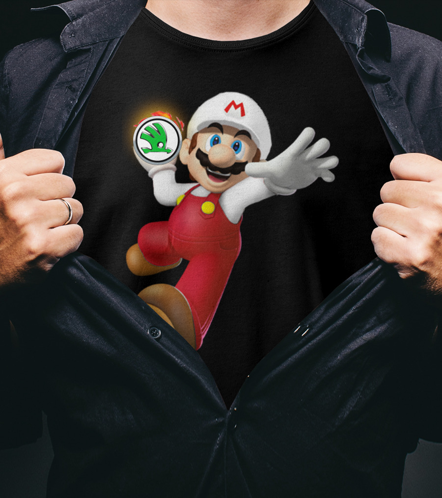Mario Holding SKODA Emblem T-Shirt