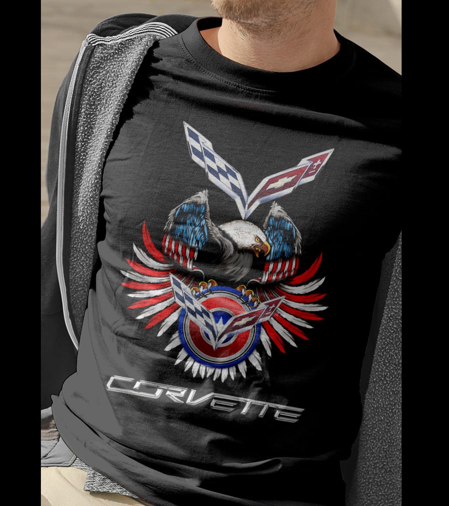 CORVETTE C7 American Eagle Emblem T-Shirt