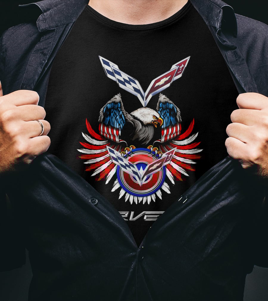 CORVETTE C7 American Eagle Emblem T-Shirt