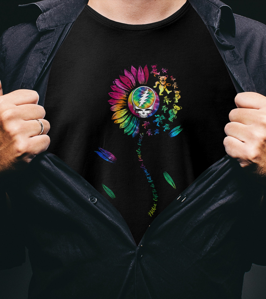 Grateful Dead Flower Dancing Bears Steal Your Face Nothing Left To Do T-Shirt