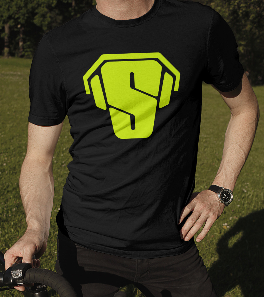 RS Green Iconic Logo S Neon T-Shirt