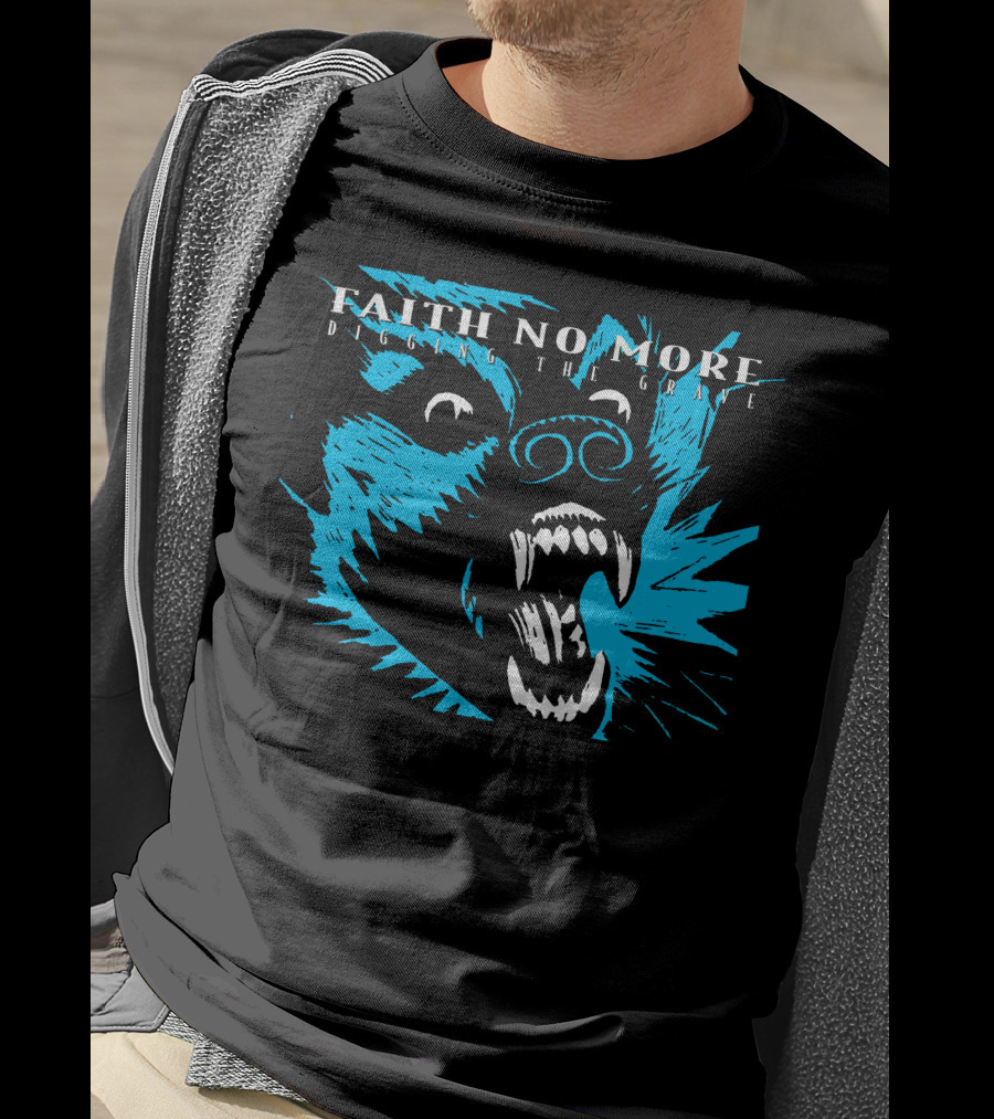 FAITH NO MORE Digging The Grave Blue T-Shirt