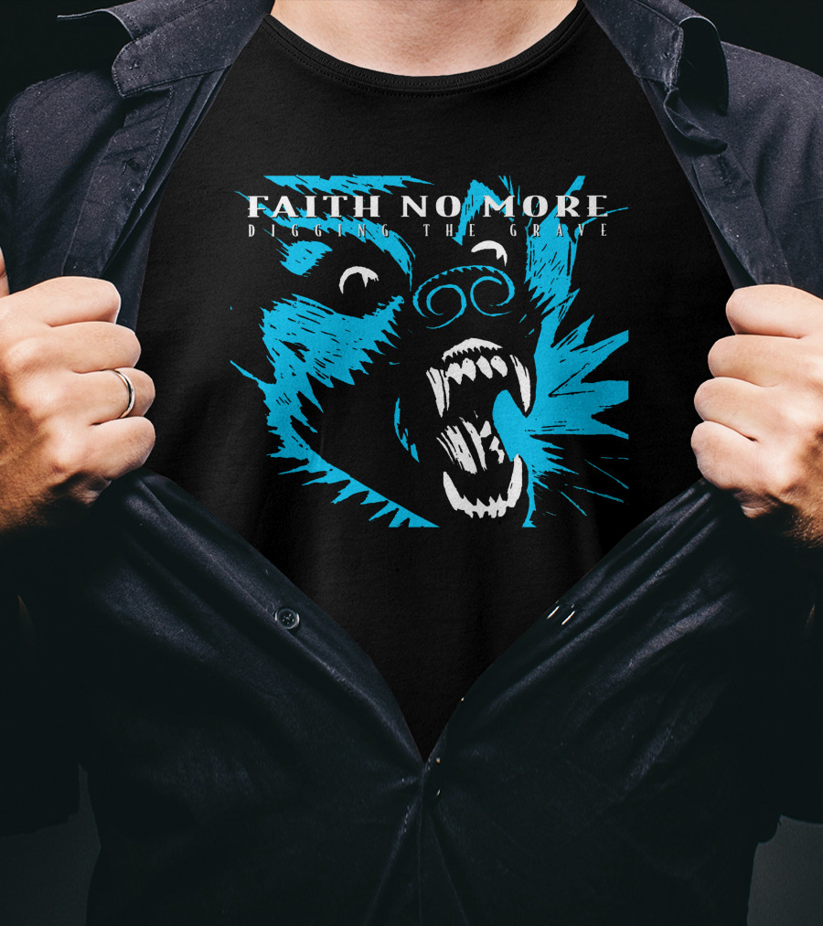 FAITH NO MORE Digging The Grave Blue T-Shirt