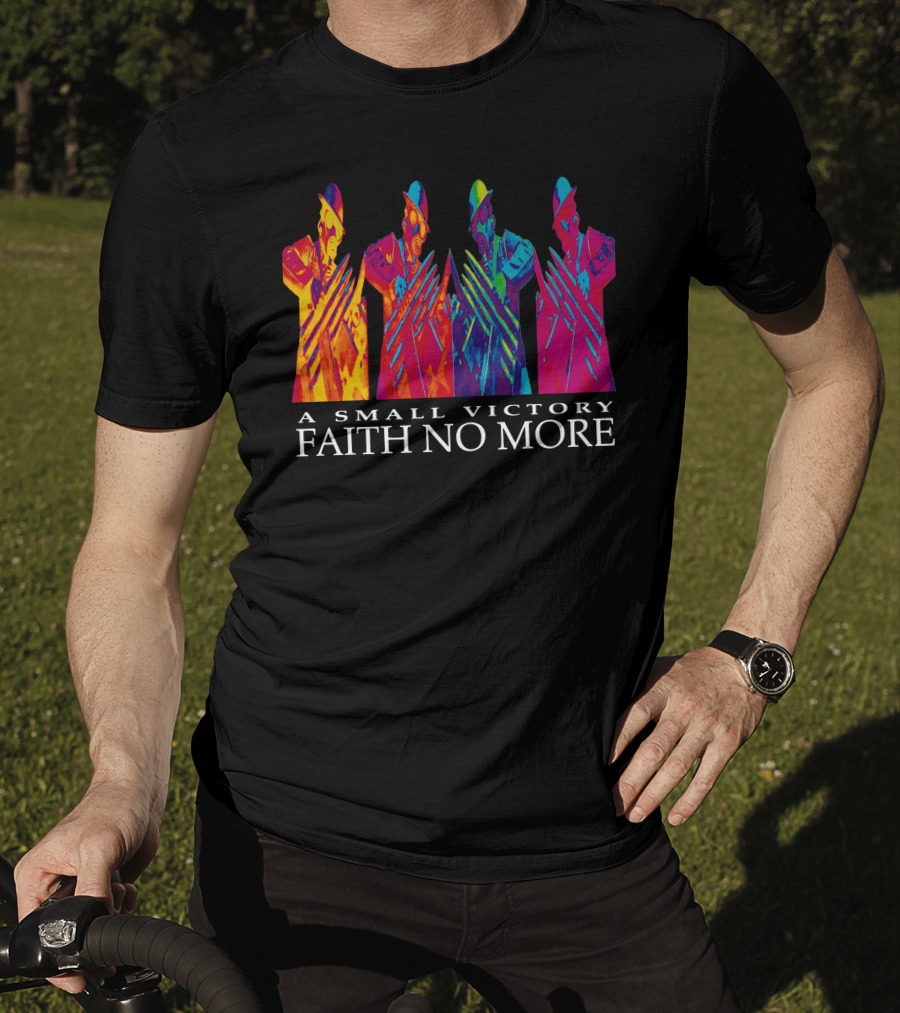 A Small Victory Faith No More Colorful Figures T-Shirt