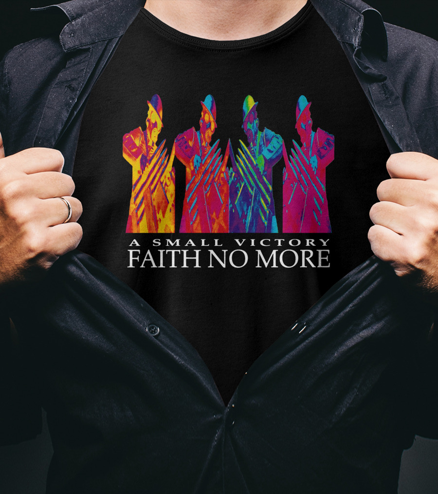 A Small Victory Faith No More Colorful Figures T-Shirt