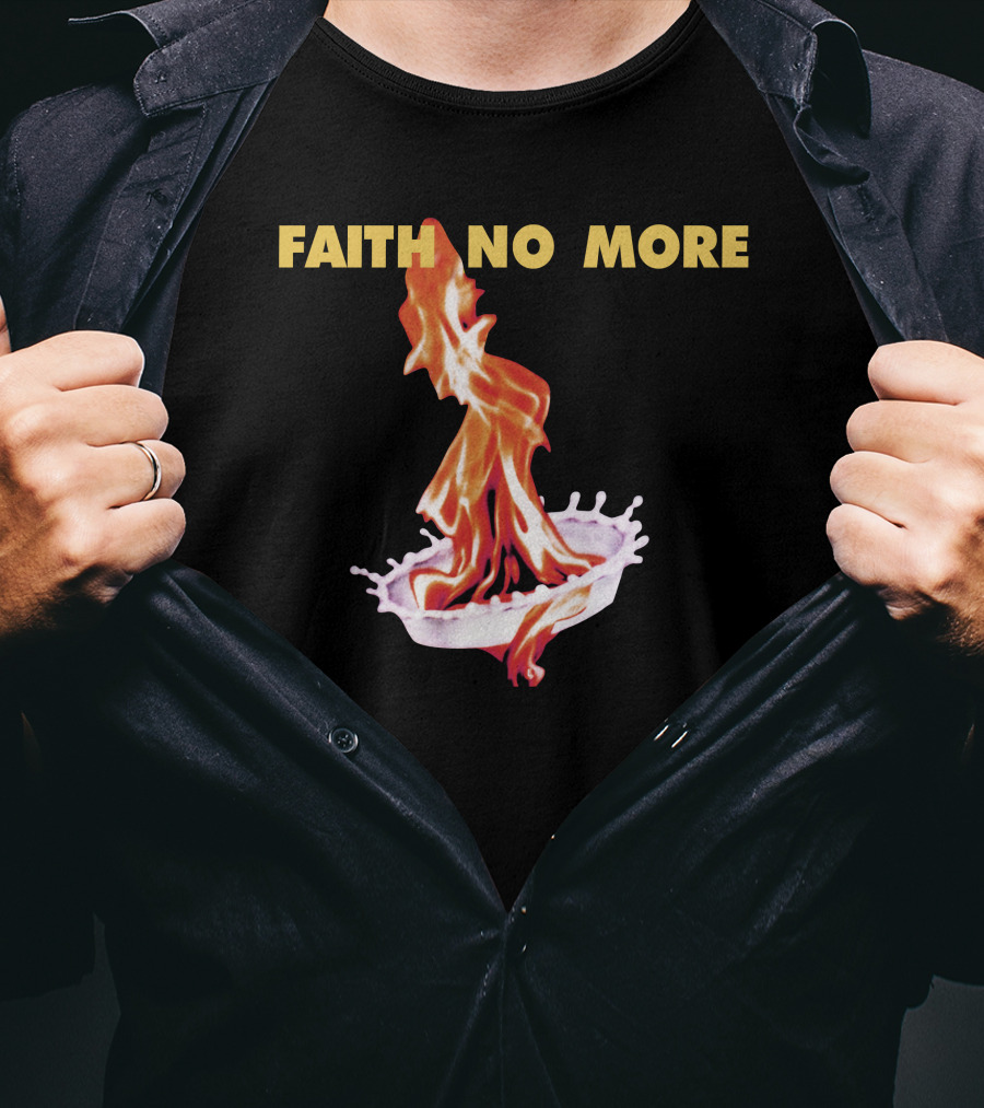 Faith No More Flaming Milk Splash T-Shirt