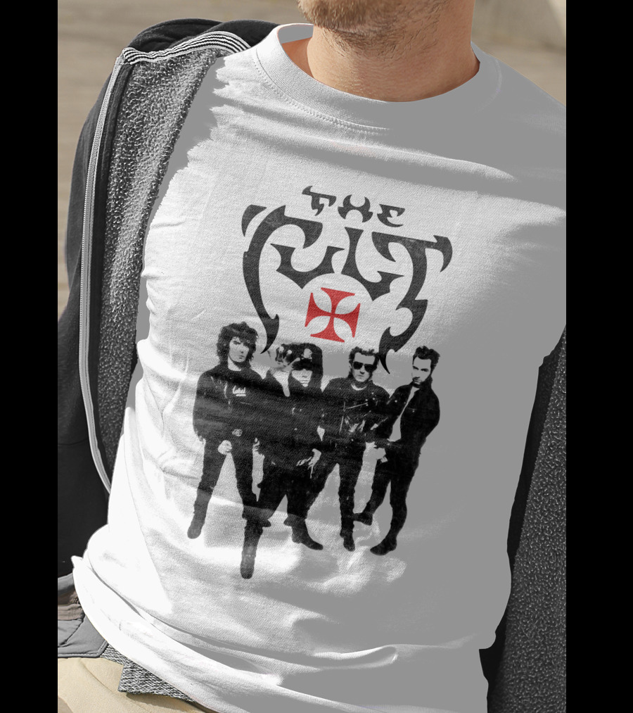 The Cult Band Cross Symbol T-Shirt
