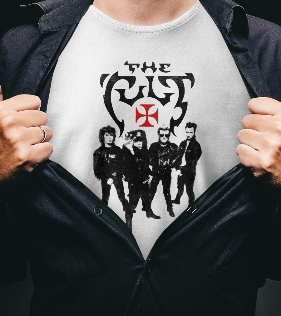 The Cult Band Cross Symbol T-Shirt