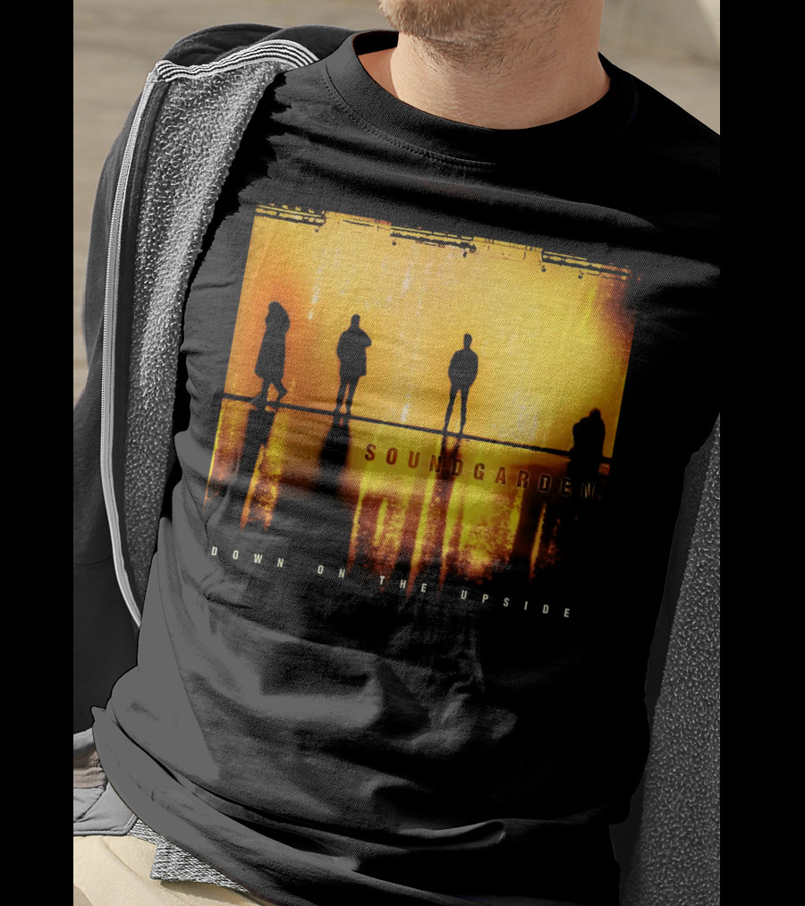 Soundgarden Down On The Upside Silhouettes Reflecting On Stage T-Shirt