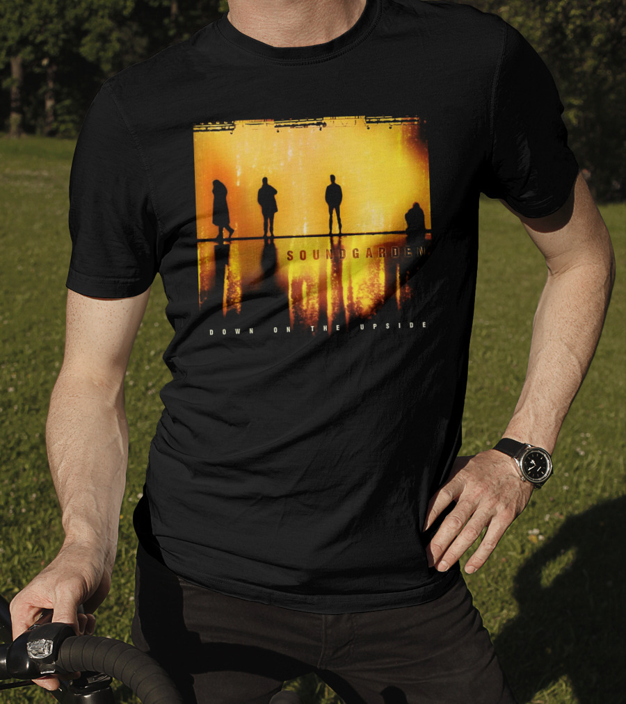 Soundgarden Down On The Upside Silhouettes Reflecting On Stage T-Shirt