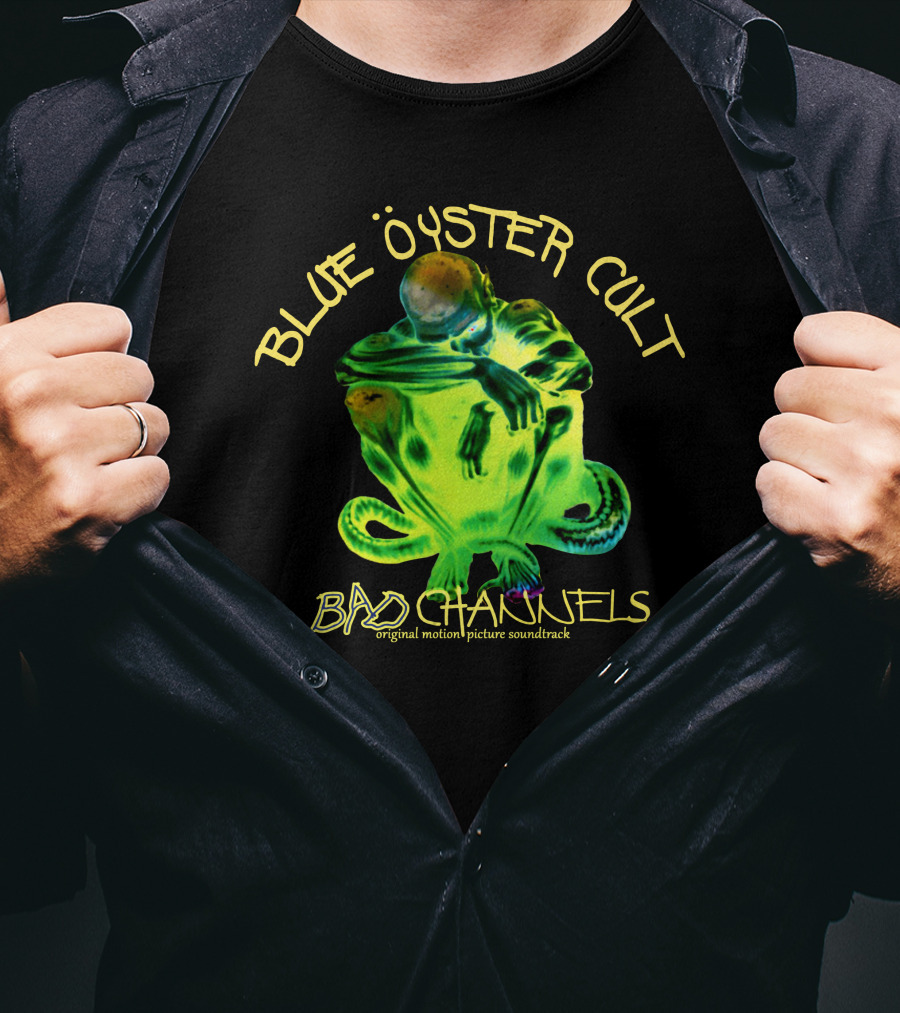 Blue Öyster Cult Bad Channels Original Motion Picture Soundtrack T-Shirt