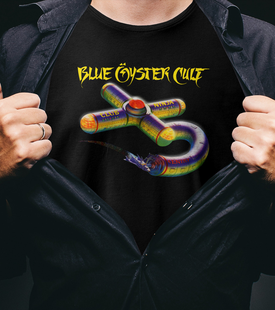 Blue Öyster Cult Club Ninja 1985 Album T-Shirt
