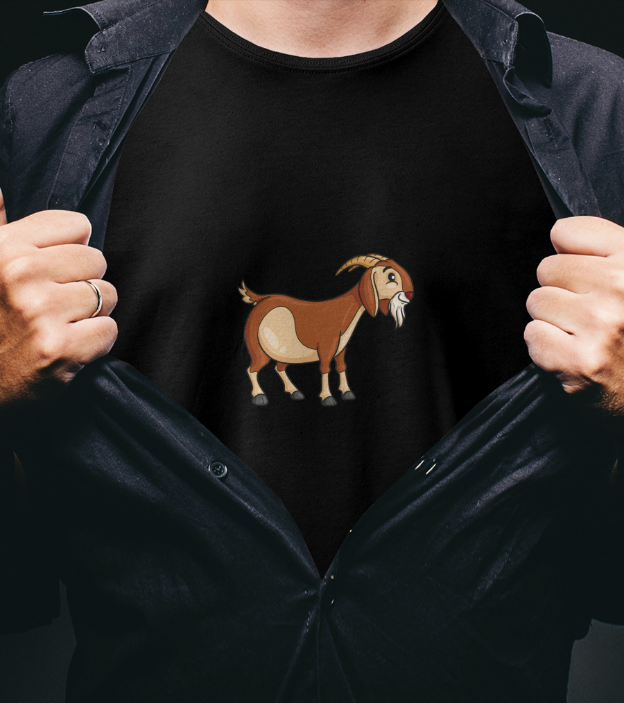 GOAT Cartoon T-Shirt