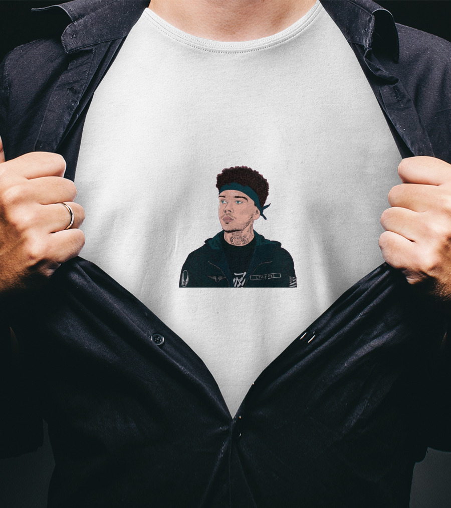 Phora With Bandana And Black Jacket T-Shirt