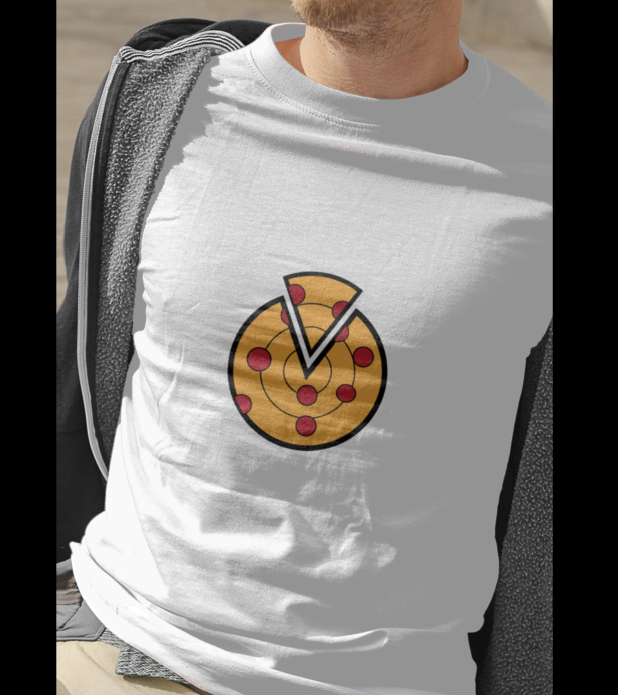 Pizza Target: Slice And Bullseye Fusion T-Shirt