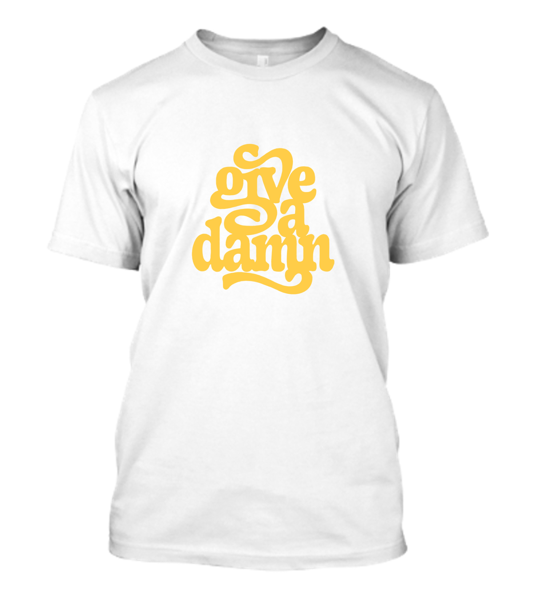 Give A Damn Yellow T-Shirt