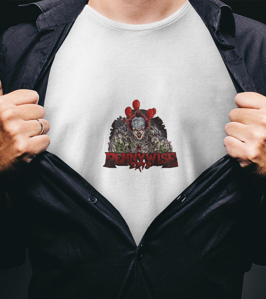 Pennywise 1986 Balloons Clown Horror T-Shirt