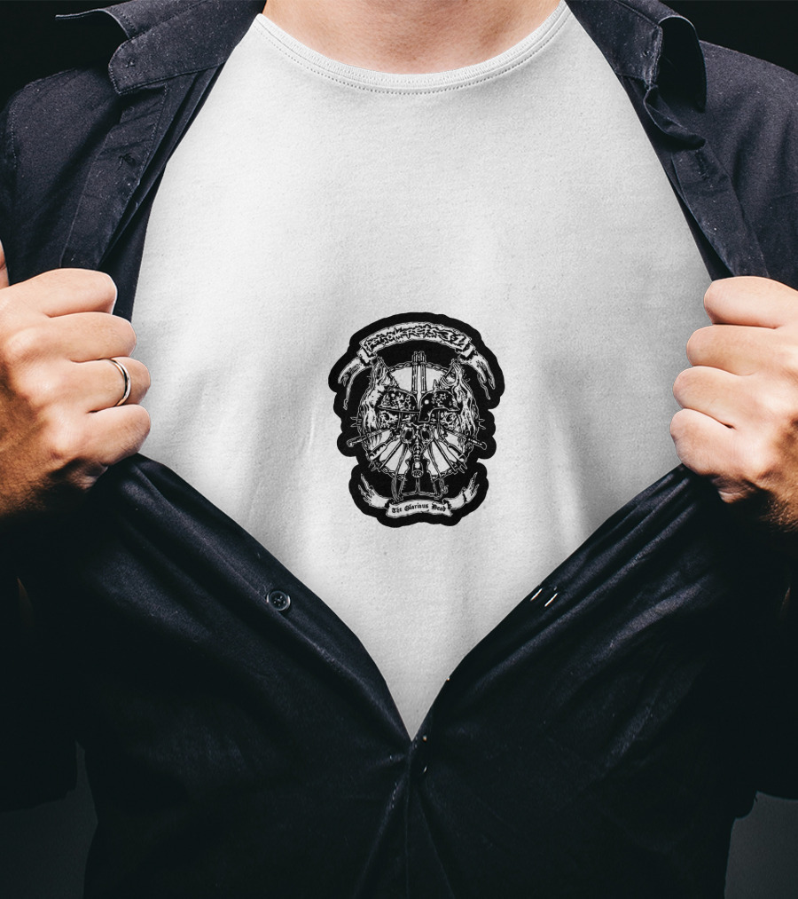 The Glorious Dead Skeleton Soldiers Skull T-Shirt