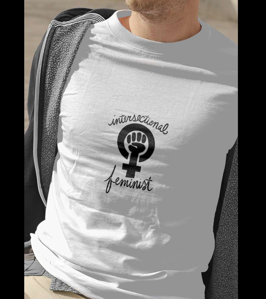 Intersectional Feminist Symbol With Fist In Feminist Venus Sign T-Shirt