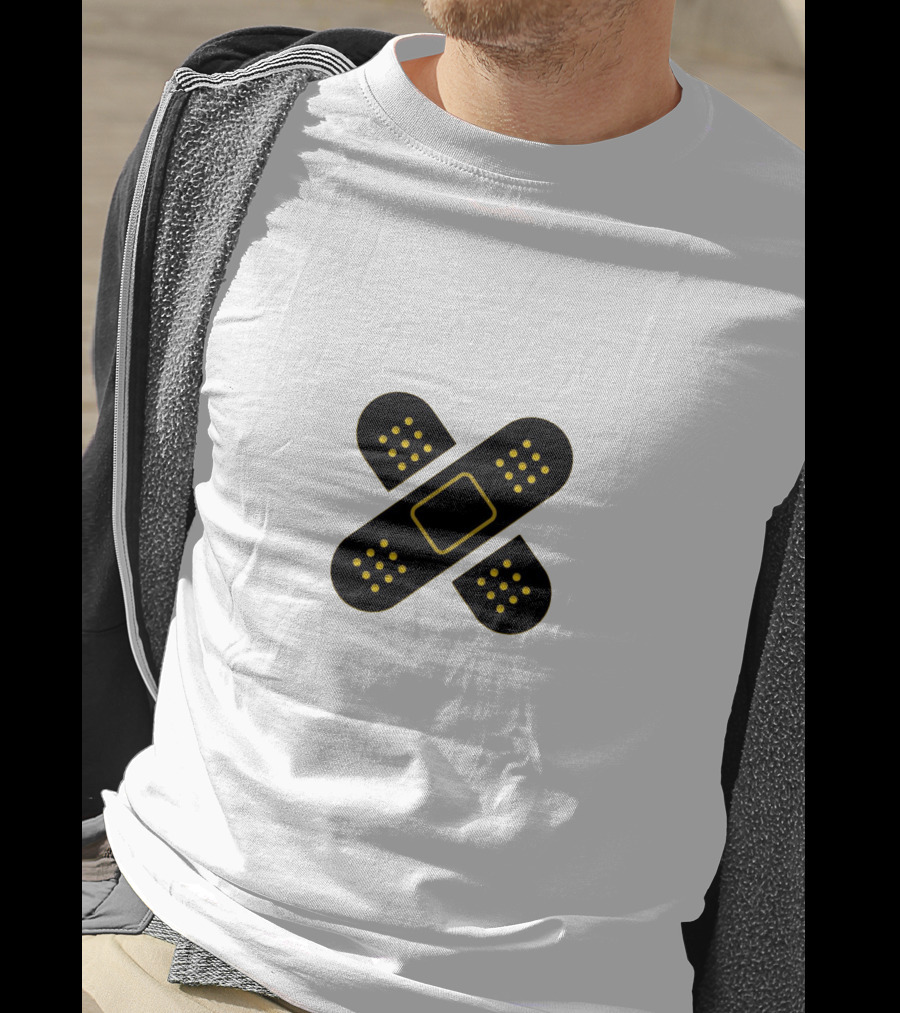 Mothica Bandaid Cross T-Shirt