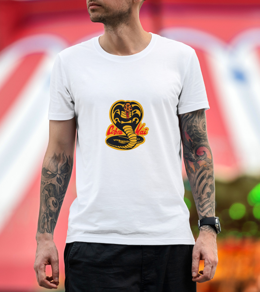 Cobra Kai Classic Cobra Snake Emblem T-Shirt